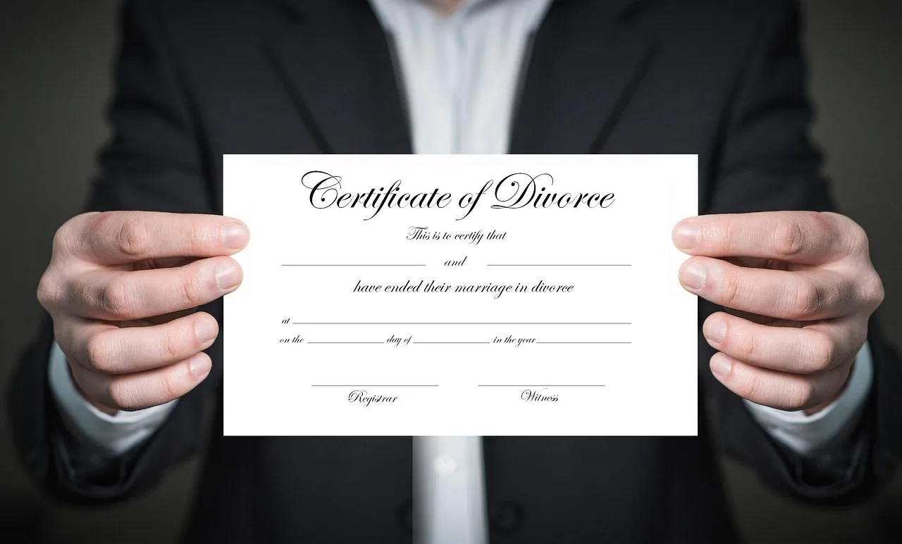 certificate, paper, document, divorce, separation, dissolution, breakup, signature, sign, contract, divorce, divorce, divorce, divorce, divorce